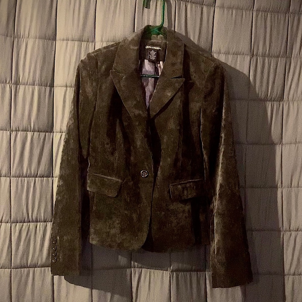 Brown Suede Corduroy Jacket